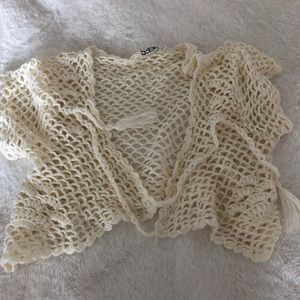 LF Front Tye Bathing Suit Cover Top